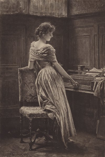 Het Oude Spinet door Robert Poetzelberger
